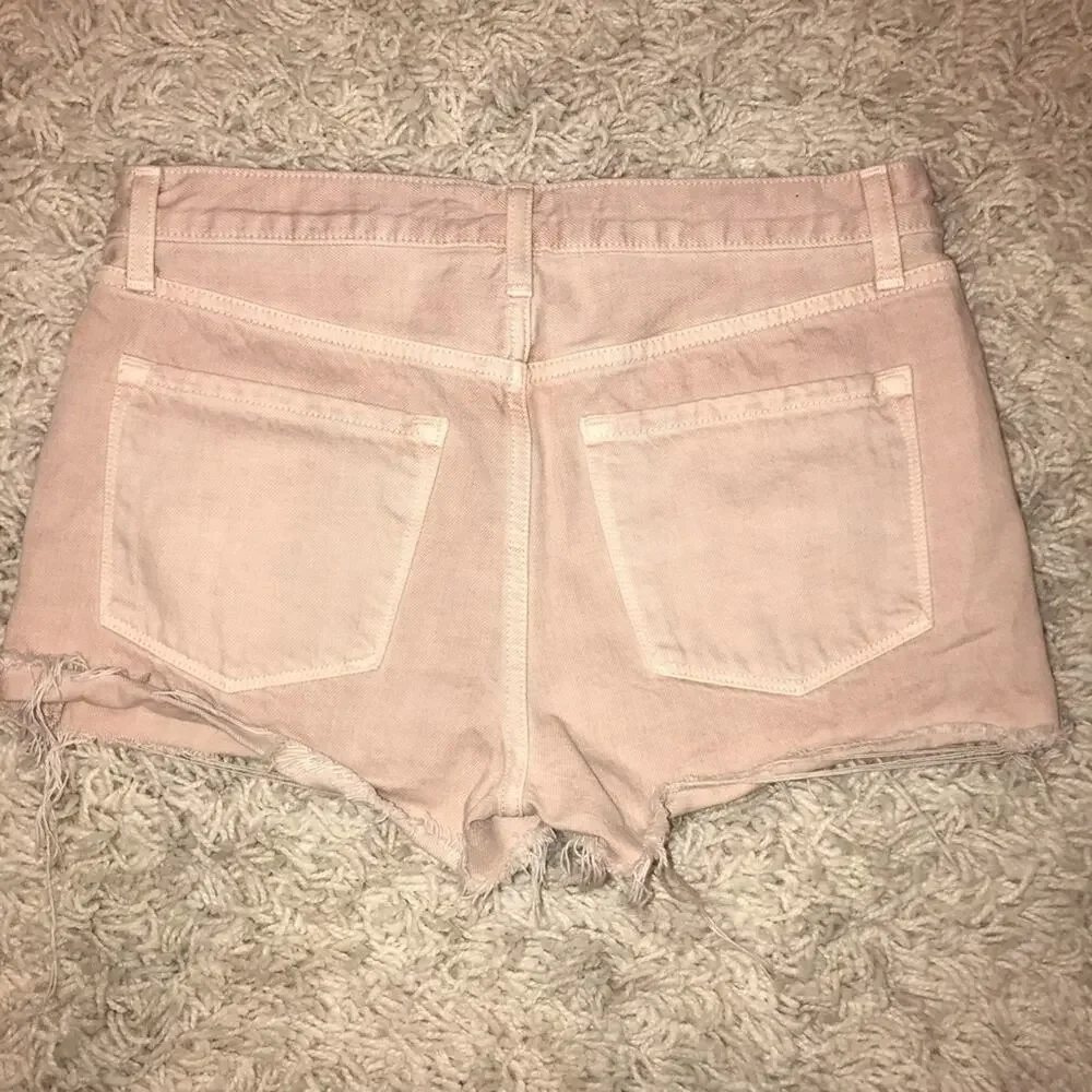 J Brand Denim Short Dusty Pink 25